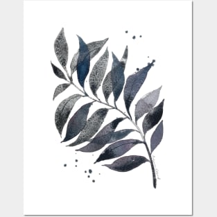 Watercolor Palm Leaf Posters and Art